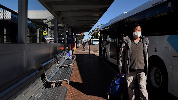 The government is under pressure to introduce masks on public transport. 
