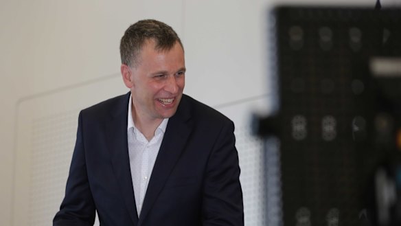 Incoming Queensland Chief Health Officer Krispin Hajkowicz at the announcement of his appointment in Brisbane.