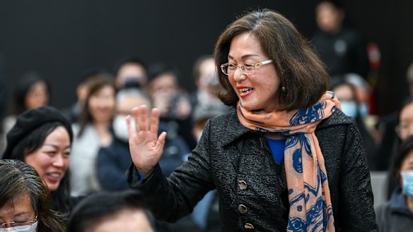 Gladys Liu at the Chisholm candidates forum.