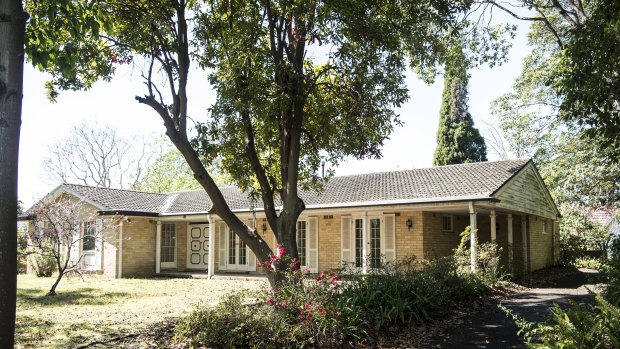 A property in Pymble, which the council is proposing to be inside the heritage conservation area. 