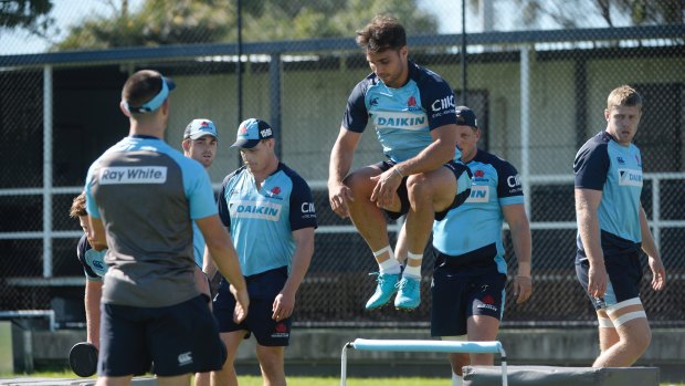 Back: Nick Phipps has earned his first Waratahs start this year. 