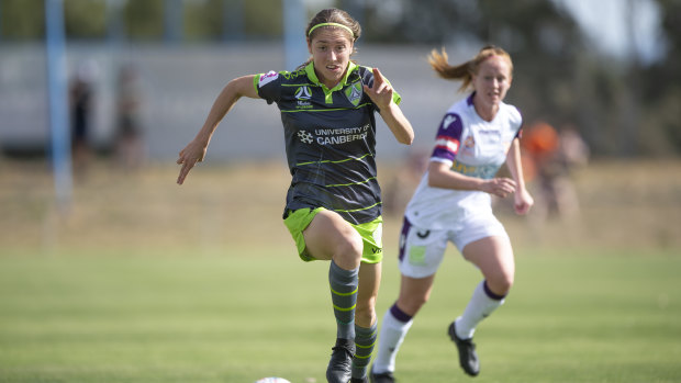 Canberra defender Karly Roestbakken will likely miss the rest of the season with inflammation of the heart. 