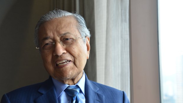 Malaysian Prime Minister Mahathir Mohamad.