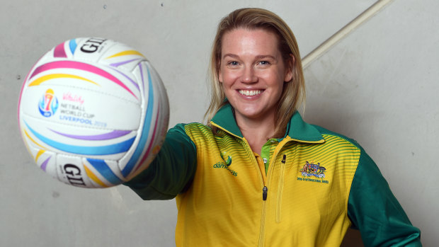 Leader: Australia’s Caitlin Thwaites at the Victorian Institute of Sport.  Photo: AAP