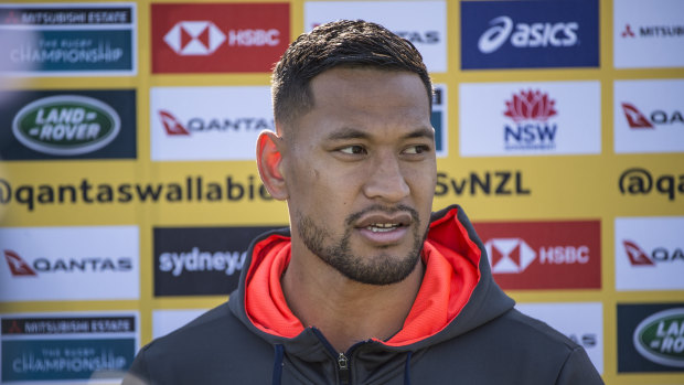 In the spotlight: Israel Folau's religious views took centre stage in 2018.