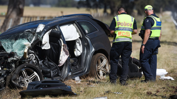 A family of five were involved in this tragic crash near Rutherglen. 