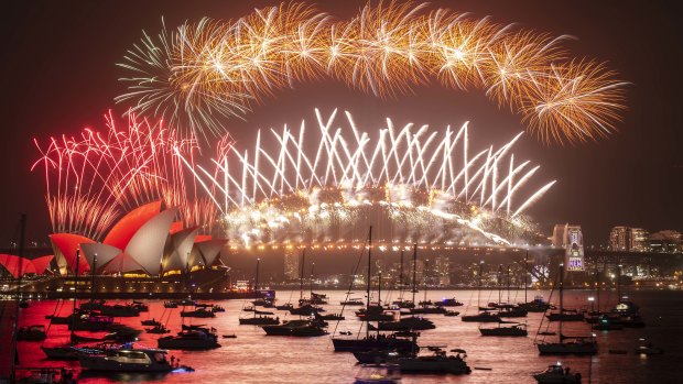Sydney's New Year's Eve fireworks extravaganza ushers in 2020.