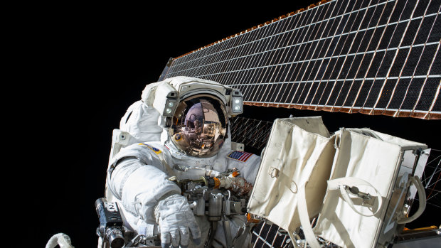 Pictured: NASA astronaut Scott Kelly.