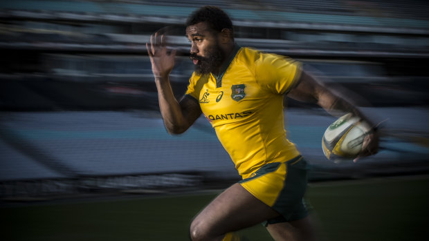 Speed to burn: Koroibete is primed to explose out of the blocks against the All Blacks.