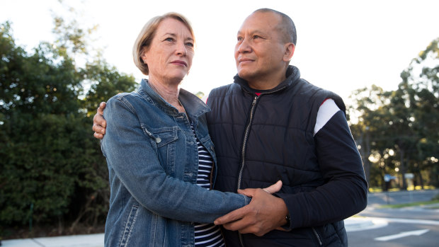 "Some days you find yourselves literally on the floor wondering how you'll go on:: Julie and John Tam at the inquest. 