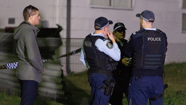 Police are waiting outside the home of Mr Ney.