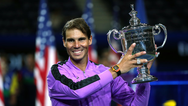 Nadal's US Open victory has brought him within one title of Federer's all-time mark.