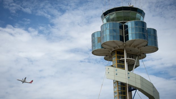 Sydney Airport's control tower was evacuated on Friday.