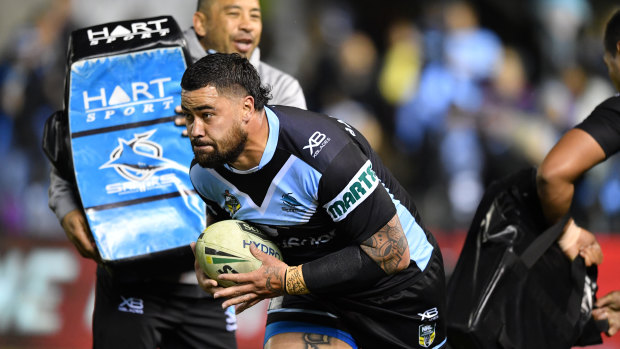 Fired up: Andrew Fifita has made headlines for all the wrong reasons in the past week.