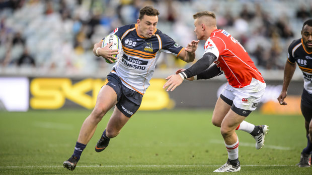 Banks scored nine tries in 16 games for the Brumbies this season. 