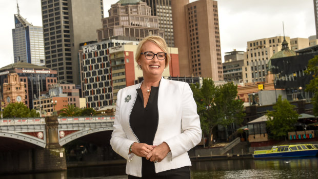 Sally Capp has been elected Melbourne's new lord mayor. 