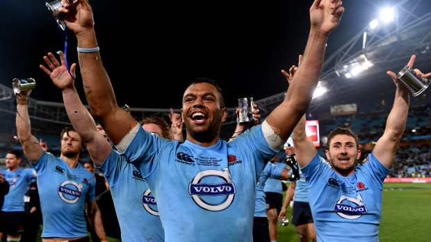 Breakthrough: The Waratahs were the last Australian Super Rugby winners after defeating the Crusaders at ANZ Stadium in 2014.