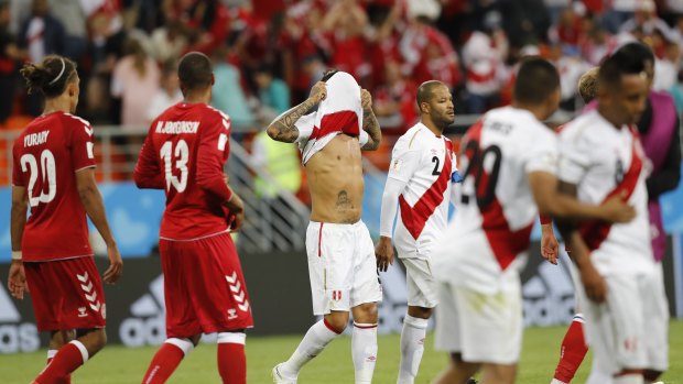 Peru is out of the World Cup after losing its first two matches.