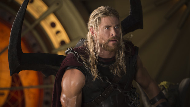 Chris Hemsworth in Thor: Ragnarok. 