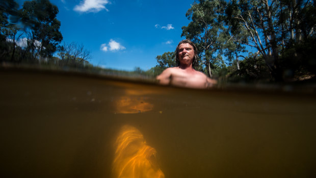 It's a bit murky but the upper reaches of the Yarra are swimmable.