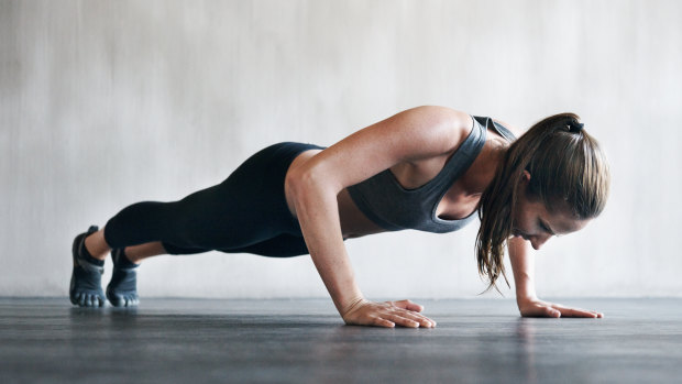 Your nose shouldn't get to the floor before your chest does.