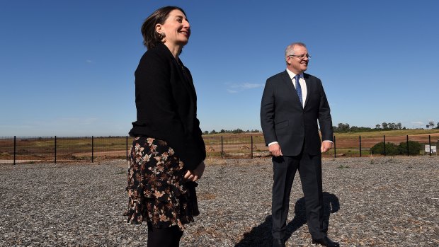 NSW Premier Gladys Berejiklian and Prime Minister Scott Morrison say construction of the $11 billion metro line to Western Sydney Airport will start this year. 