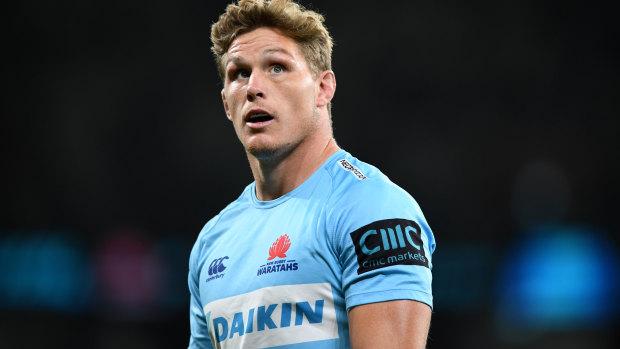 Skipper Michael Hooper was inspirational for the Waratahs.