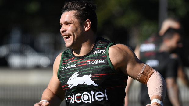 James Roberts is keen to return to the paddock, as early as South Sydney's first game back against the Sydney Roosters.