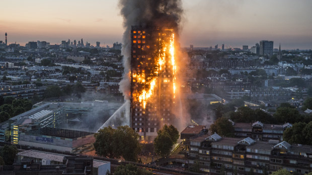 Flammable cladding fuelled London's Grenfell tower blaze in 2017, in which 72 people died.
