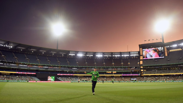 The Big Bash League: eye-catching.