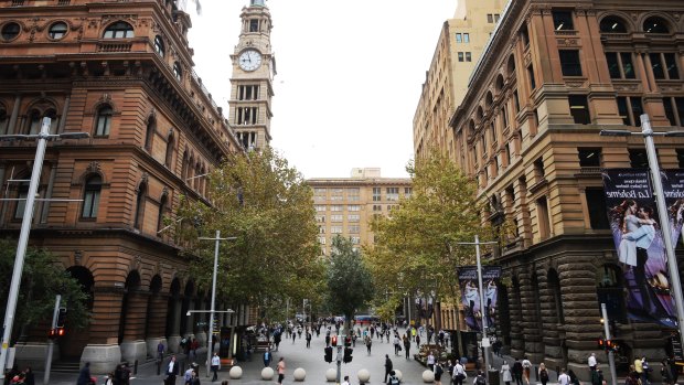 The City of Sydney presented its draft strategy about the core of the CBD to the government three years ago.