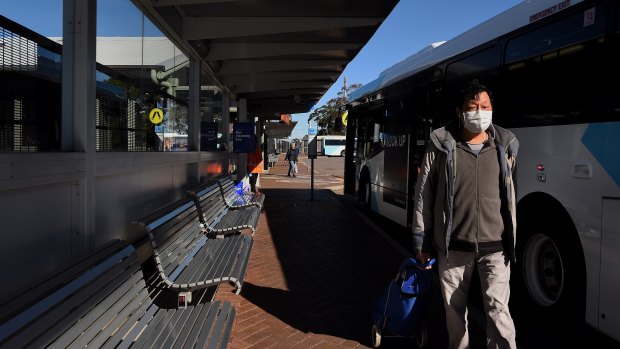 The government is under pressure to introduce masks on public transport. 