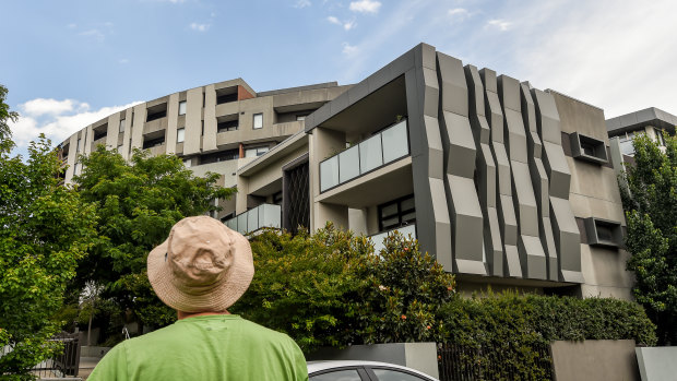 Brunswick's Anstey Square is among the 15 buildings on the leaked list where cladding repairs will be publicly funded.