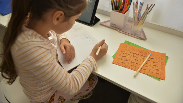 Victorian parents have faced the challenge of home schooling.