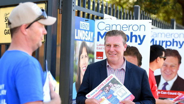 Cameron Murphy admits a Labor win in East Hills would be 'improbable' but has not conceded defeat. 