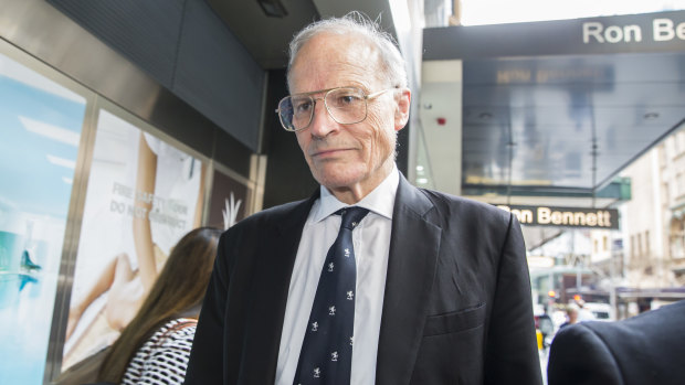 Former High Court justice Dyson Heydon, pictured in 2015.