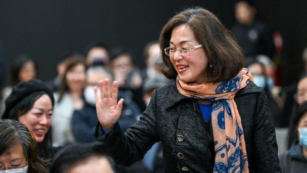 Gladys Liu at the Chisholm candidates forum.
