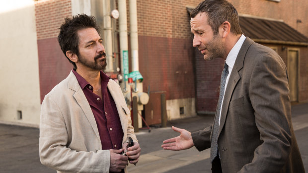 Reloaded: Ray Romano, left, and Chris O'Down in Get Shorty.