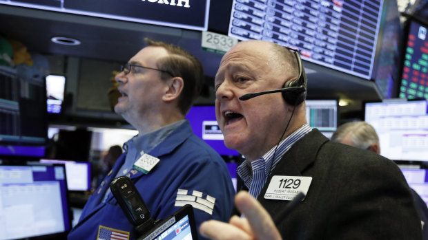 Wall Street surged higher as investors snapped up beaten-down tech stocks.