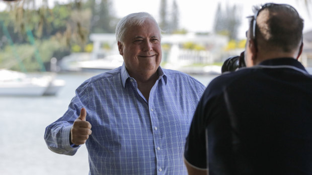 United Australia Party chairman Clive Palmer said the revocation around hydroxychloroquine was to “correct a previous mistake in banning this drug”.
