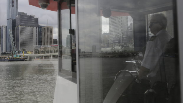 One of the replacement cross-river ferries at Southbank.