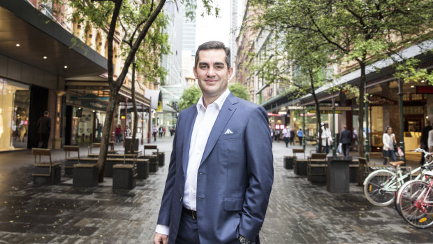 Super Retail boss Anthony Heraghty is well prepared for the shift towards more online shopping. 