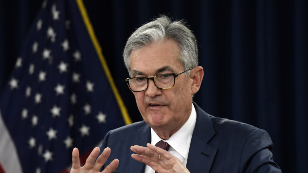 Markets dived after Jerome Powell said the US economy faces a long downturn.