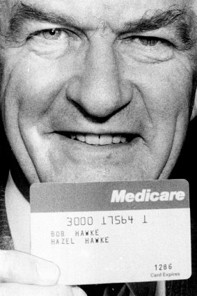 Bob Hawke issued with his Medicare card on October 20, 1983. 
