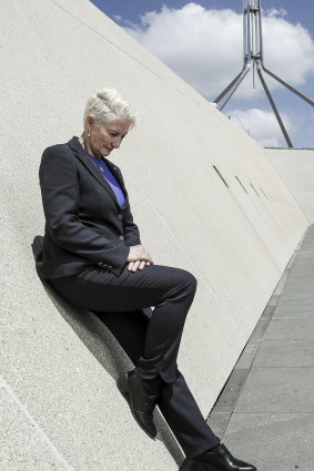  Kerryn Phelps at Parliament House in Canberra.