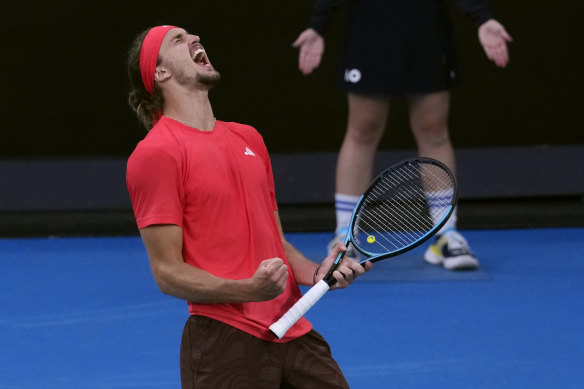 Alexander Zverev of Germany.
