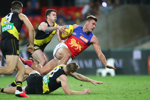 THe Tigers and Lions clashed on a Tuesday night and drew 224,000 viewers on Foxtel, where it was exclusively broadcast.