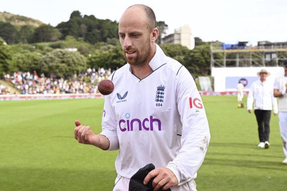 England spin bowler Jack Leach will miss the Ashes.
