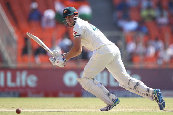 Cameron Green wears a black armband as a mark of respect for Pat Cummins’ mother, Maria.