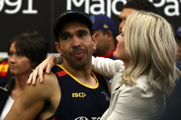 Betts is dejected after losing the 2017 grand final.